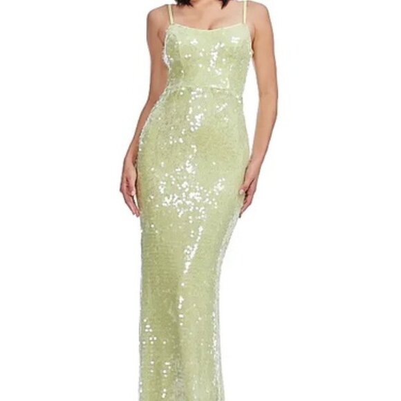 green emerald velvet dress NICKY ASYMMETRIC SLEEVE MAXI CELERY GREEN DRESS  MissD Concept Store